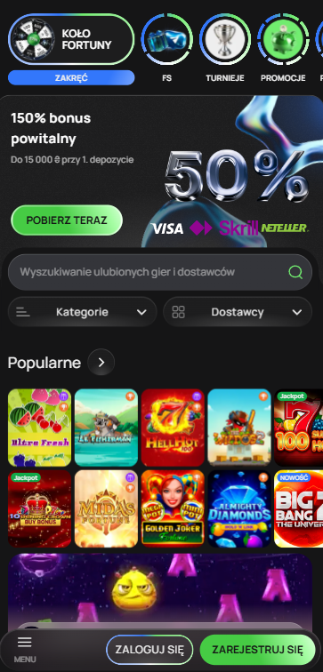 Wersja mobilna kasyna Flagman
